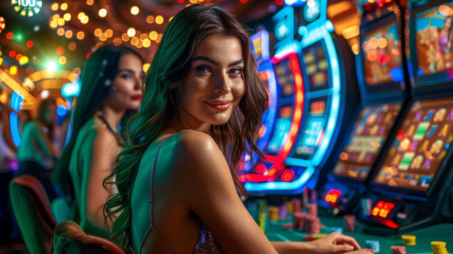 Tampilan permainan virtual dan slot interaktif di jekpot mobile